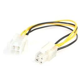 Startech ATXP4EXT 8in ATX12V 4 Pin P4 CPU Power Extension Cable Retail