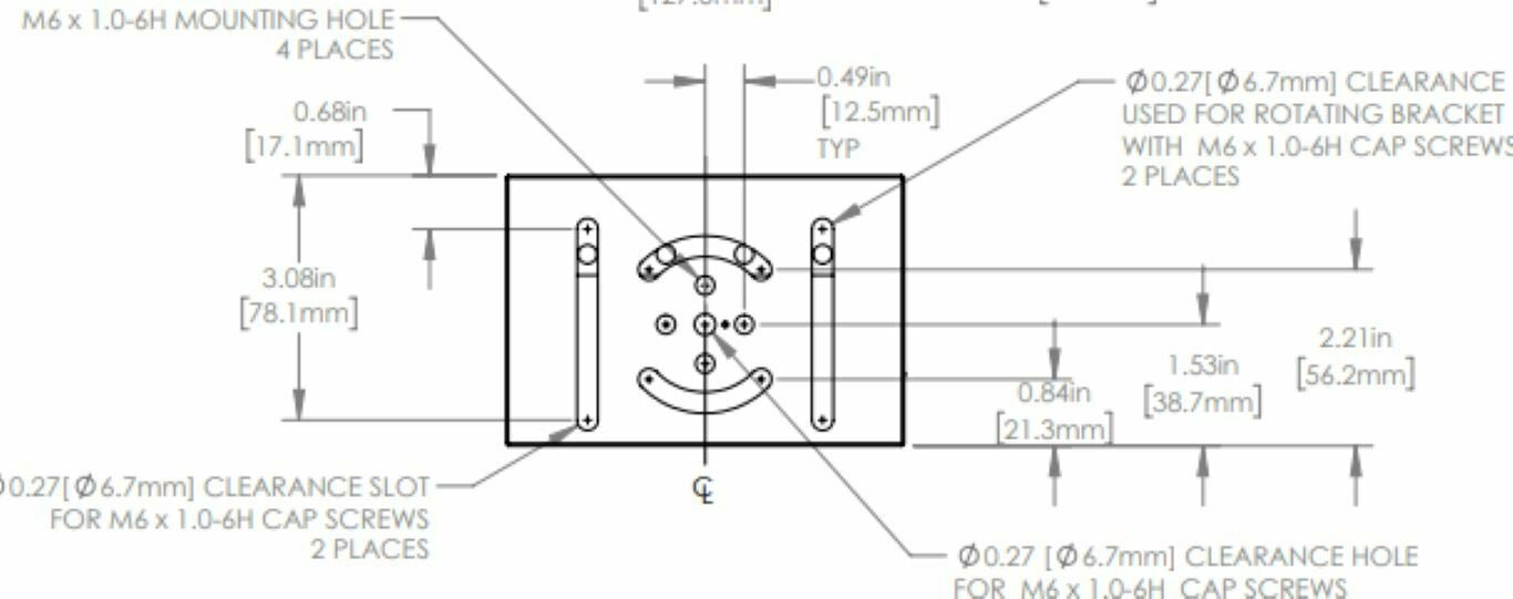 Thorlabs AP90RL/M Large Right-Angle Bracket, M6 Holes