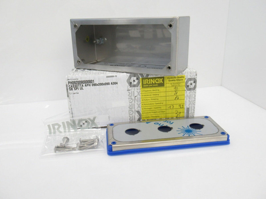 Irinox APH9-20 PH0920090000001 Stainless Steel Hygienic Push Button Box 3 Holes