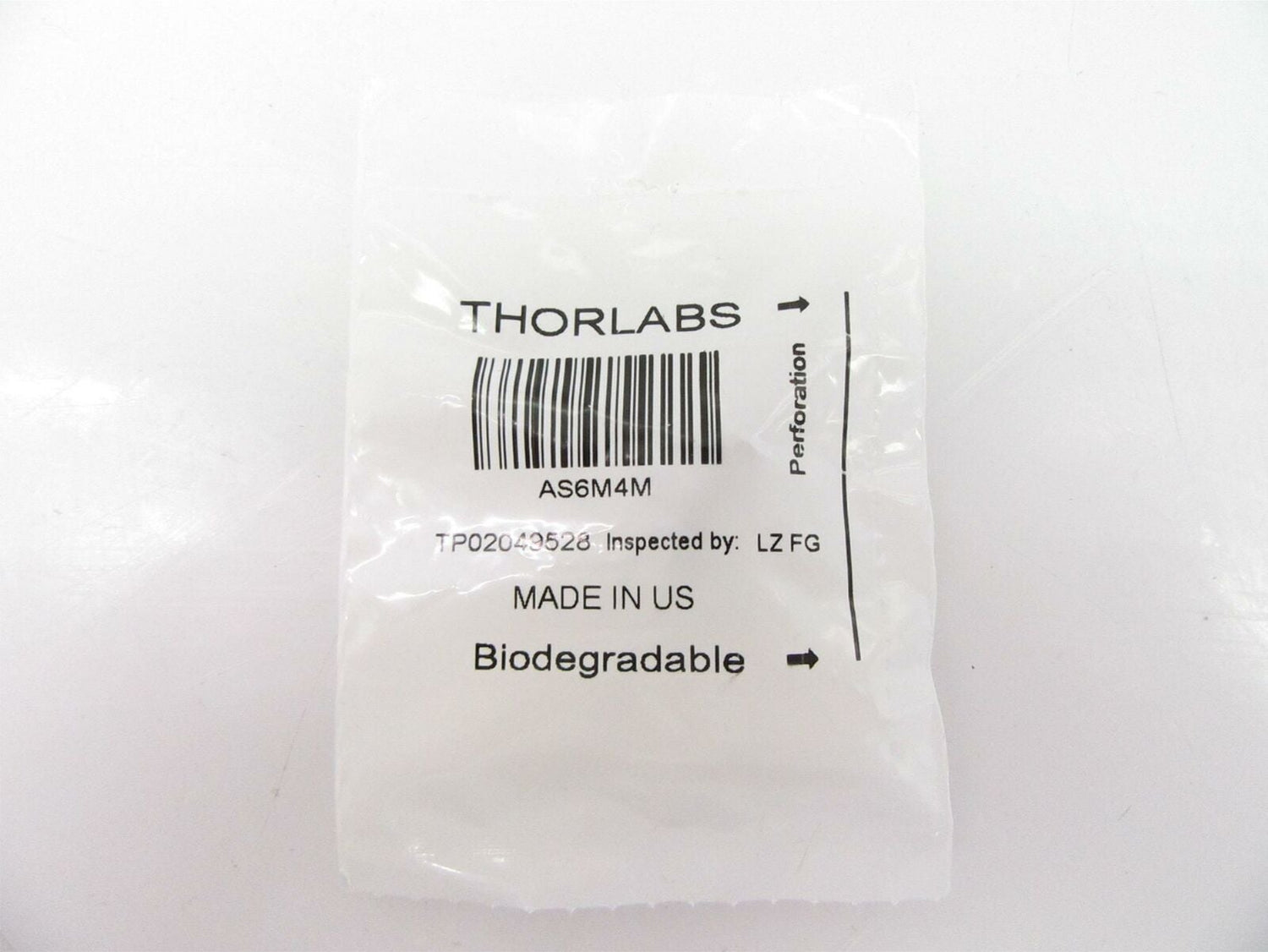 Thorlabs AS6M4M Adapter With Internal M6X1.0-External M4X0.7