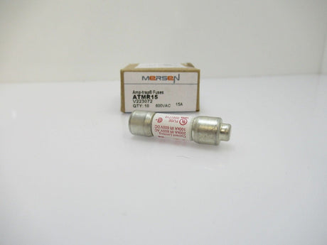 Mersen Amp-Trap ATMR15 Fuses 15A 600V AC Class CC, Lot Of 10
