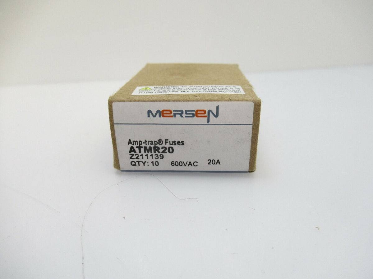 Atmr20 Mersen ATMR20 Fuse Class CC Fast Acting 20 A / 600V AC, Lot Of 10 ...