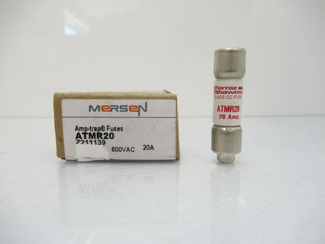 Mersen Ferraz Shawmut ATMR20 Fuse Class CC Fast Acting 20 A, Sold By Unit
