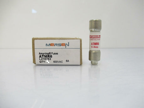 Mersen Ferraz Shawmut ATMR6 Fuse Industrial 6 A 600V AC Sold By Unit New