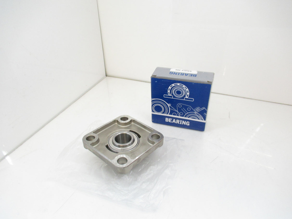 SS-UCF 205 4 Holes Flange Bearing, 25mm