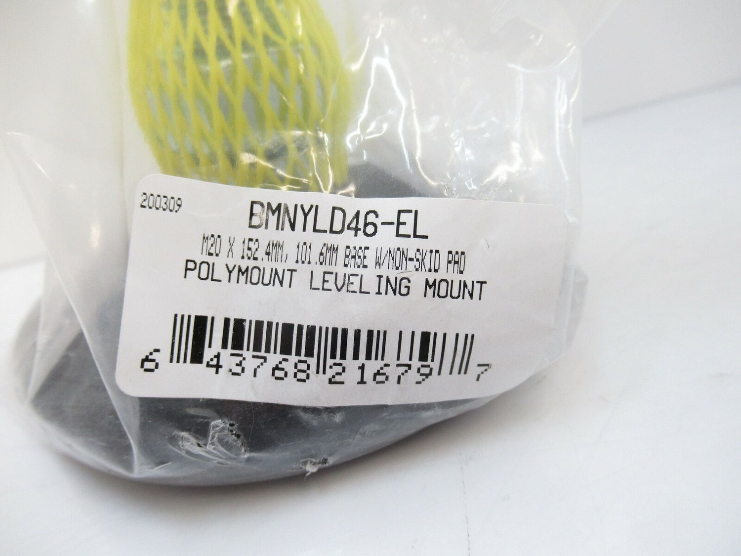 BMNYLD46-EL Bolt-Down Swivel Leveling Mount, 152mm Thread Length