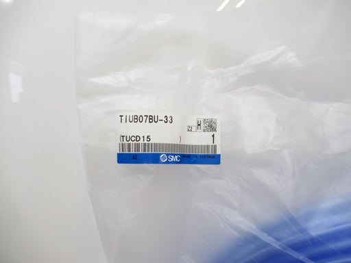SMC TIUB07BU-33 Polyurethane Tubing OD 1/4 in, ID 0.17 in, Blue, 33m Roll