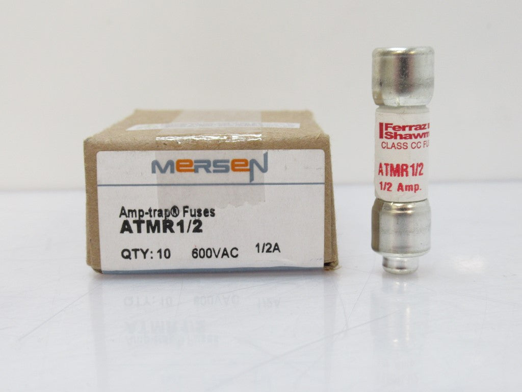 ATMR1/2 Mersen Amp-Trap Fuses, 600V AC/DC, 1/2 A, Class CC - Industrial ...