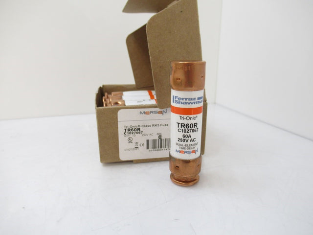 Mersen Ferraz Shawmut TR60R Fuse UL Class RK5 60 Amps, Lot Of 10