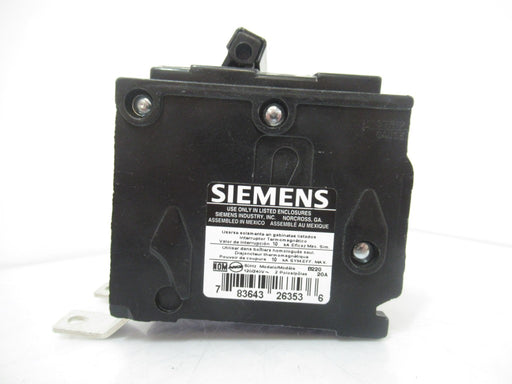 Siemens B220 Breaker 2 Pole, 20A, 240V, 10kA, Style BL