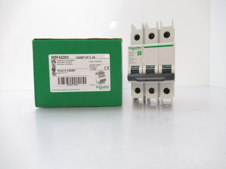 Schneider Electric M9F42303 Miniature Circuit Breaker 3-Pole 3A C Curve
