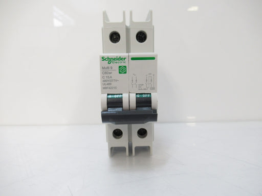 Schneider Electric M9F42215 Miniature Circuit Breaker 2-Pole 15A