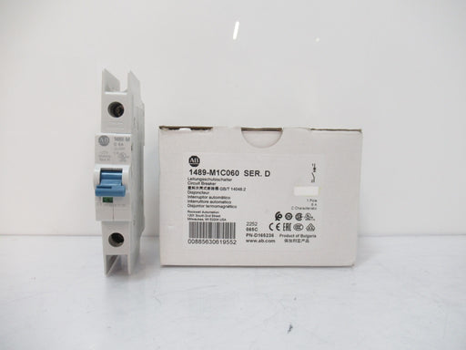 Allen Bradley 1489-M1C060 Miniature Circuit Breaker 6 A Series D, Surplus