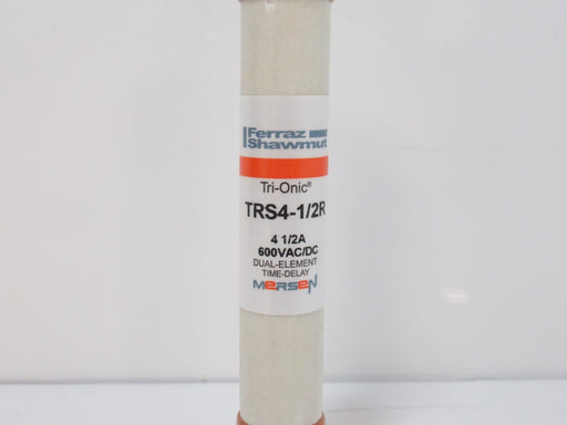 TRS4-1/2R TRS412R Mersen Fuse 4.5A Class RK5 Time-Delay 600V AC, Sold By Unit