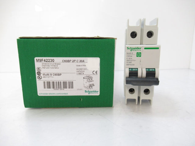 Schneider Electric M9F42230 Circuit-Breaker, 30 A, C Curve, 2-Pole