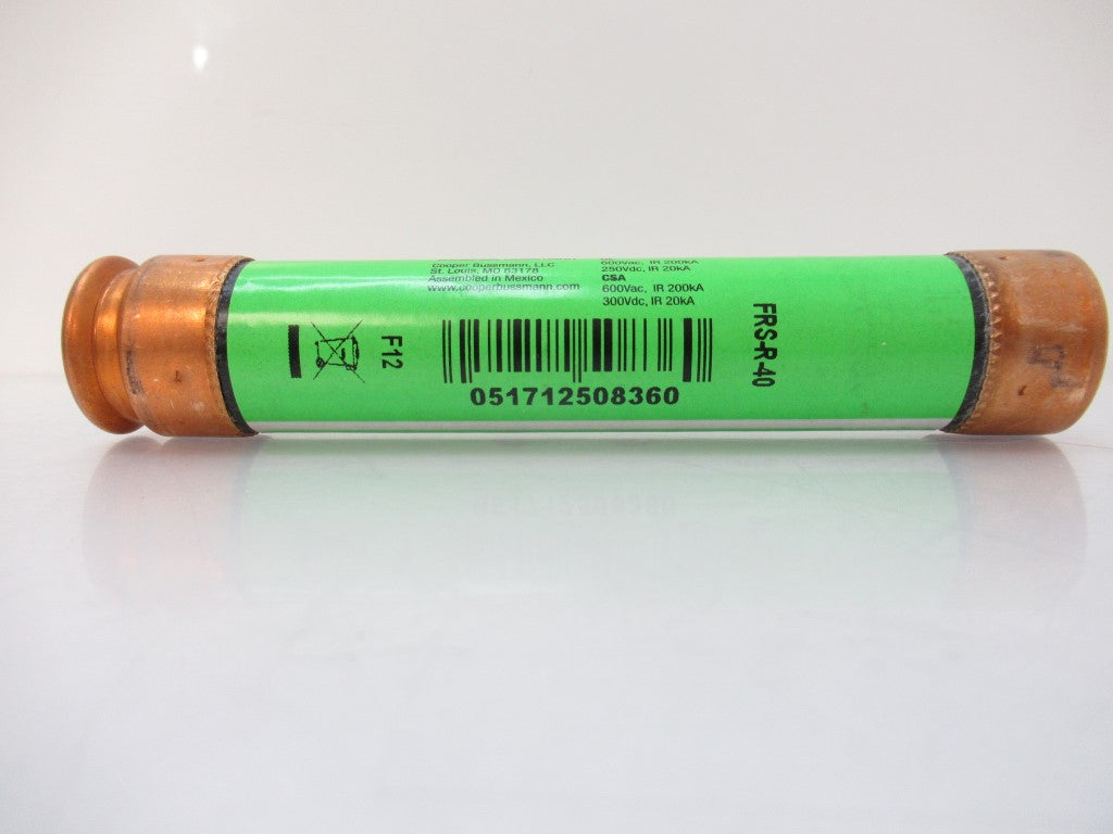 Bussmann FRS-R-40 Fuse 40A 600V AC 250V DC Class RK5