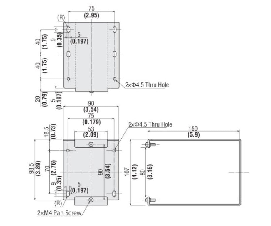 Oriental Motor MAFP04-15 Driver Mounting Bracket