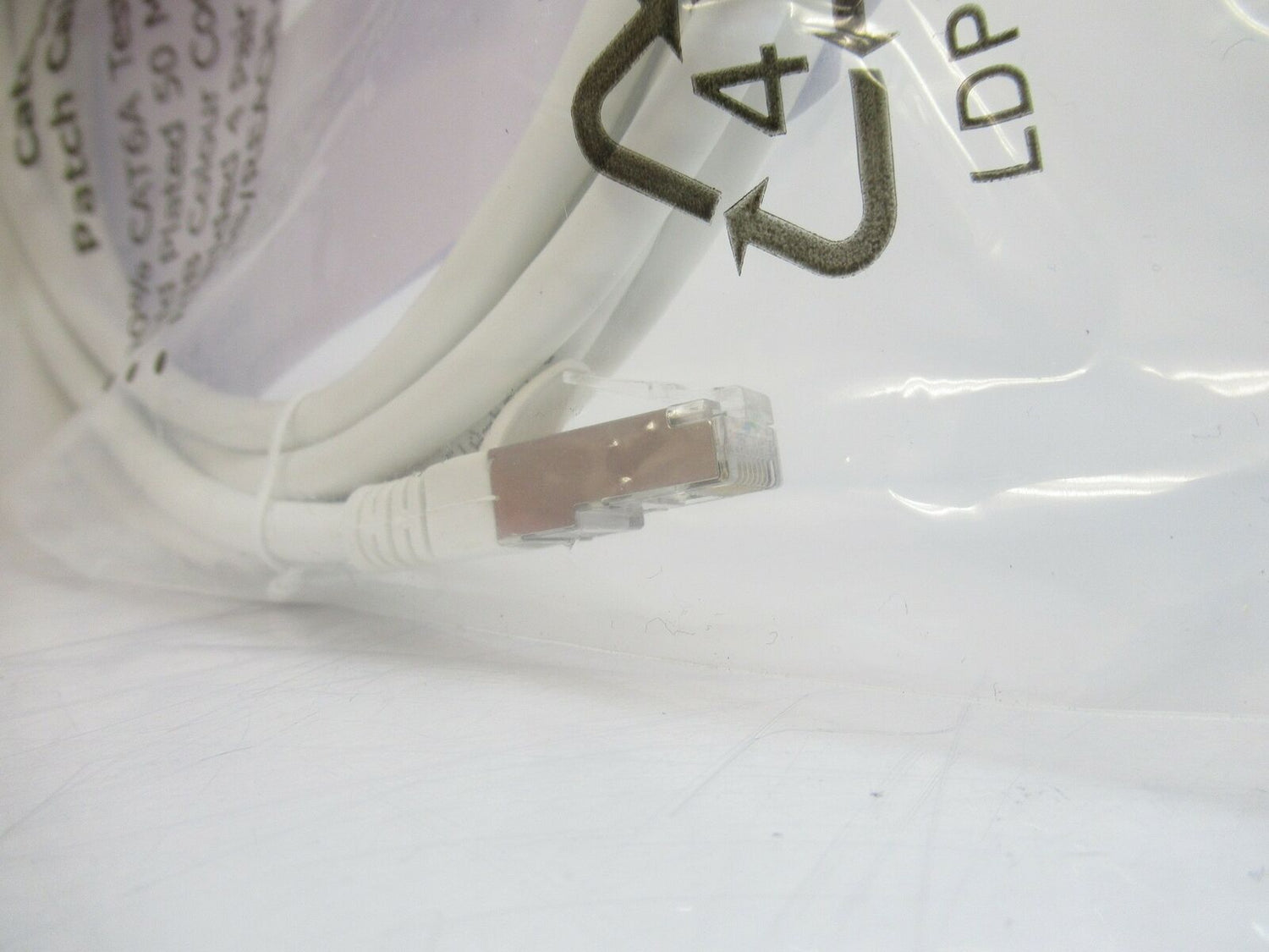 Cable Ethernet Shielded CAT6AS-10WH Category 6A SFTP 10FT