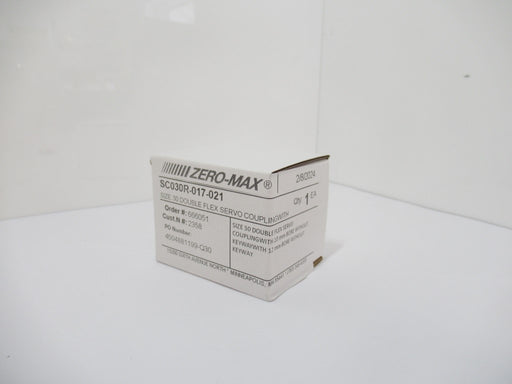 Zero-Max SC030R SC030R-017-021 ServoClass Double Flex Couplings