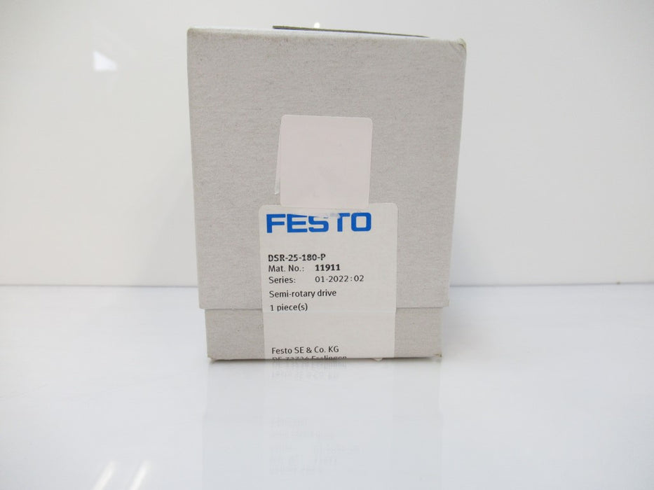 Festo 11911 DSR-25-180-P Semi-Rotary Drive 1.8 Degree 25 mm Double-Acting