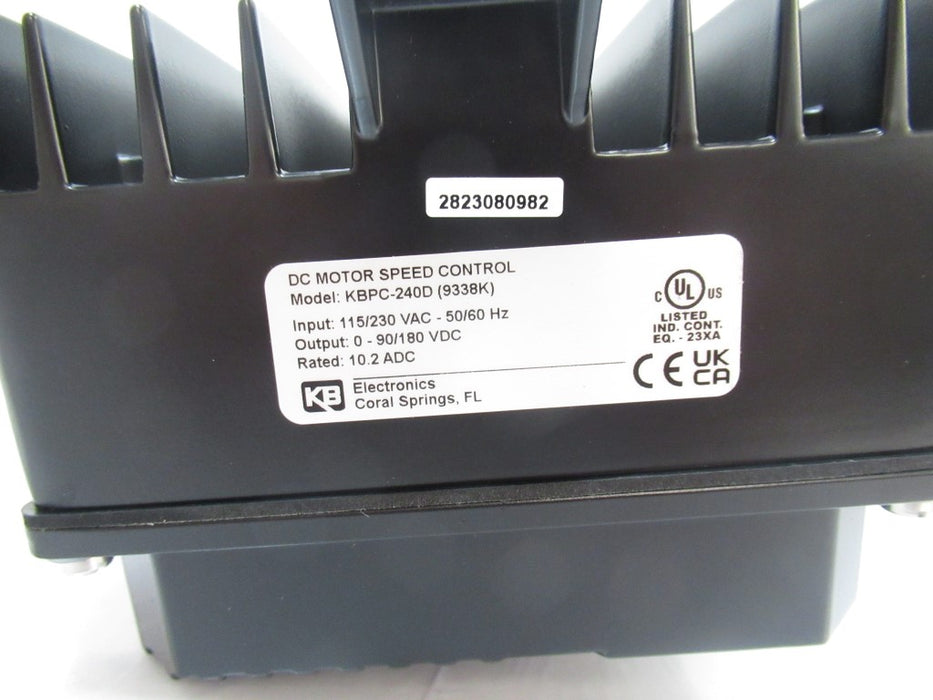 KB Electronics KBPC-240D 9338K Penta-Drive DC Motor Speed Control NEMA 4X, IP-65