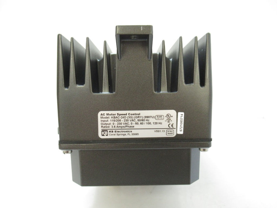 KB Electronics KBAC-24D 9987U Adjustable Frequency Drive