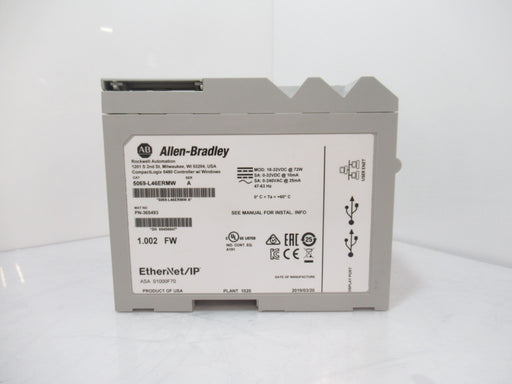 Allen Bradley 5069-L46ERMW CompactLogix 5480 Controller, Windows 10 IoT