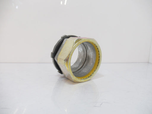 FIT2008 2" EMT Conduit Compression Type Connector, Zinc, Raintight
