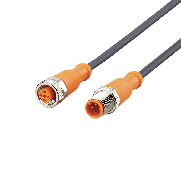 Ifm Electronic EVC108 Connection Cable, 10m PUR-Cable; M12 Connector