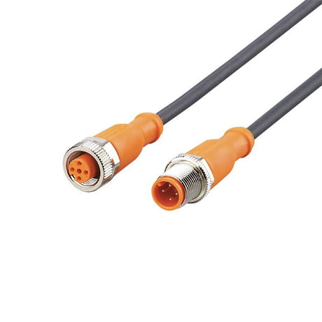 Ifm Electronic EVC108 Connection Cable, 10m PUR-Cable; M12 Connector