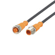 Ifm EVC189 Ethernet Connection Cable, 10m PUR-Cable; M12 Connector