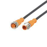 Ifm EVC189 Ethernet Connection Cable, 10m PUR-Cable; M12 Connector