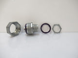 Nesco 471Z Straight Liquid-Tight Connector, 1/2" Diameter
