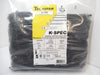 Techspan E8180M Cable Ties 8 in 18 lb Black, Pack Of 1000