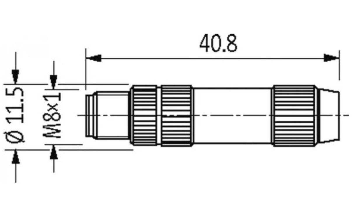 MurrElektronik 7000-08331-0000000 MOSA M8 Male 0°Field-Wireable