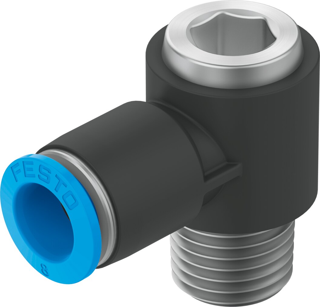 Festo QSLV-1/4-8-I 153100 Push-In L-Fitting