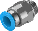 Festo QS-G1/4-10 186101 Push-In Fittings, Lot Of 9