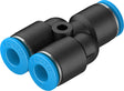 Festo QSY-6 153149 Push-In Y-Connector, Lot Of 10