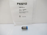 Festo QSM-M5-4-1 153315 Plug Fitting 4mm Tube X 5mm Thread