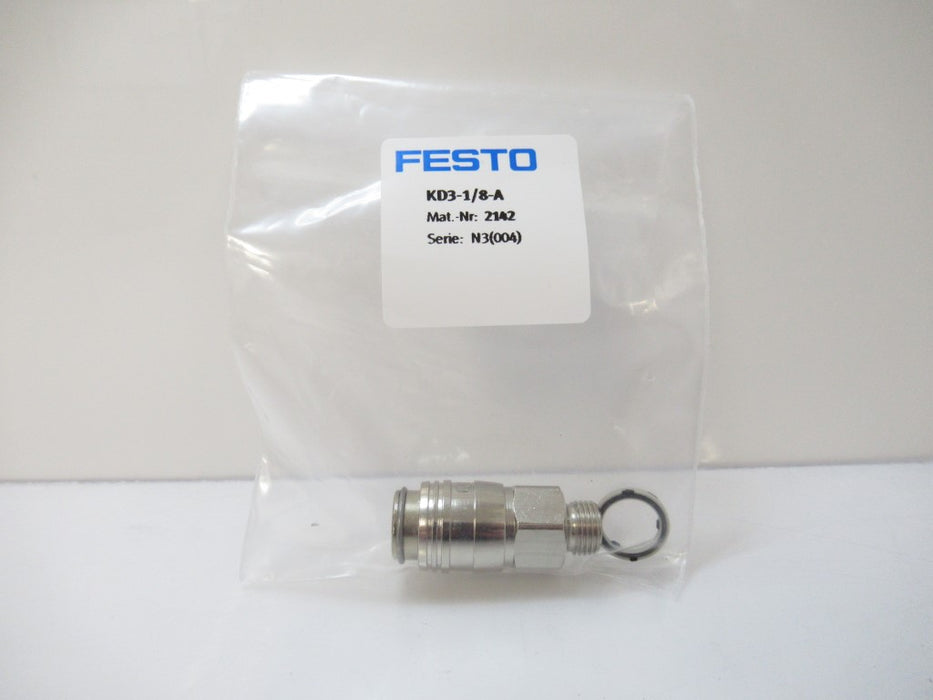 Festo 2142 KD3-1/8-A Quick Coupling Socket