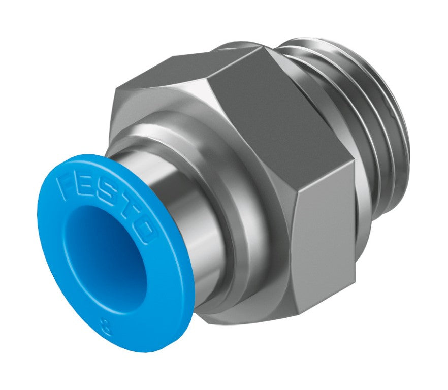 Festo QS-G1/4-8 186099 Push-In Fitting, Lot Of 11