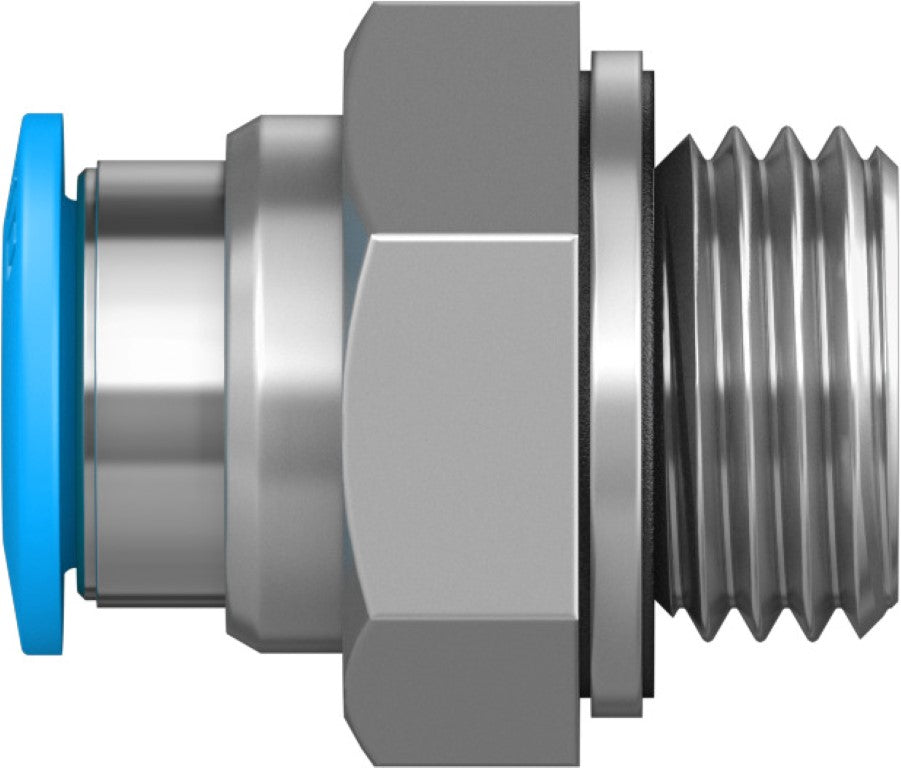 Festo QS-G1/4-8 186099 Push-In Fitting, Lot Of 11