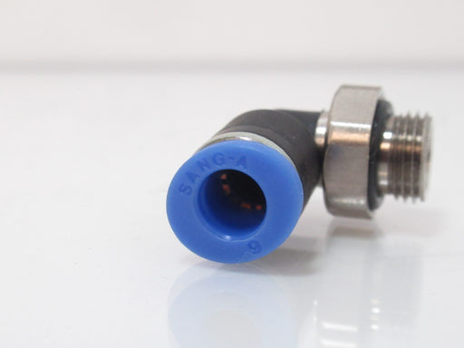 Sang-A P4G.06.1/8 Male Elbow Fitting With O'Ring 6 mm Hose, 1/8 Thread