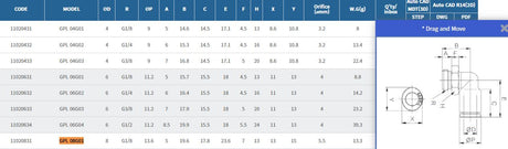 Sang-A GPL 08G01 Male Elbow 8mm Tube X 1/8 Male Thread, Lot Of 8