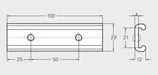 Flexlink XLRJ100 Connecting Sleeve, Sold By Unit