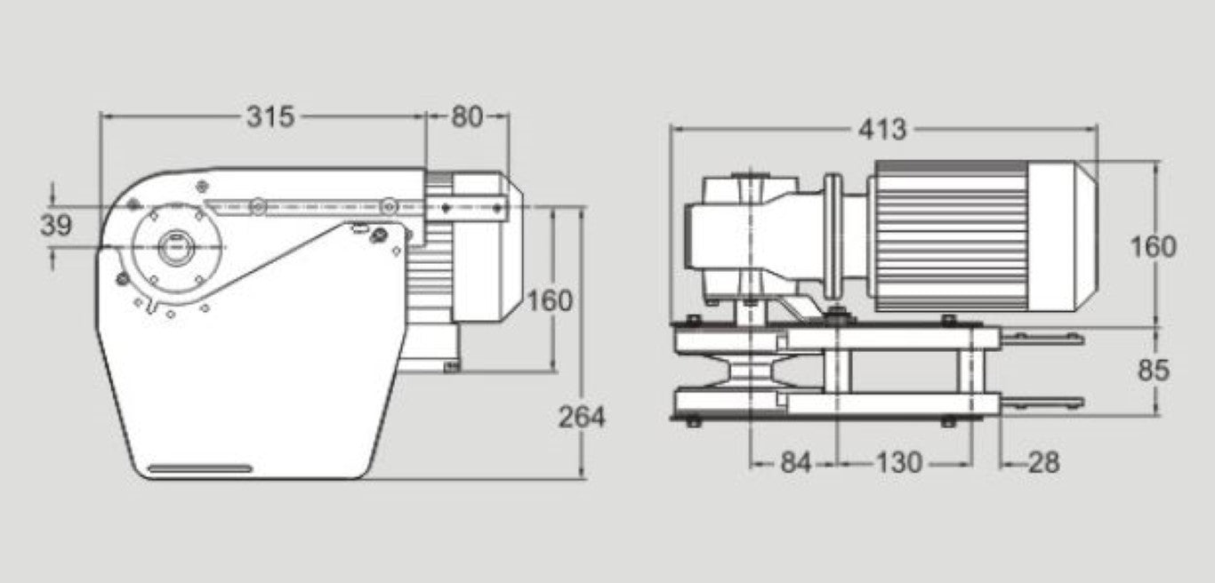 XMEB 0 HNRP FlexLink XM End Drive Unit - industrialautomationparts.com