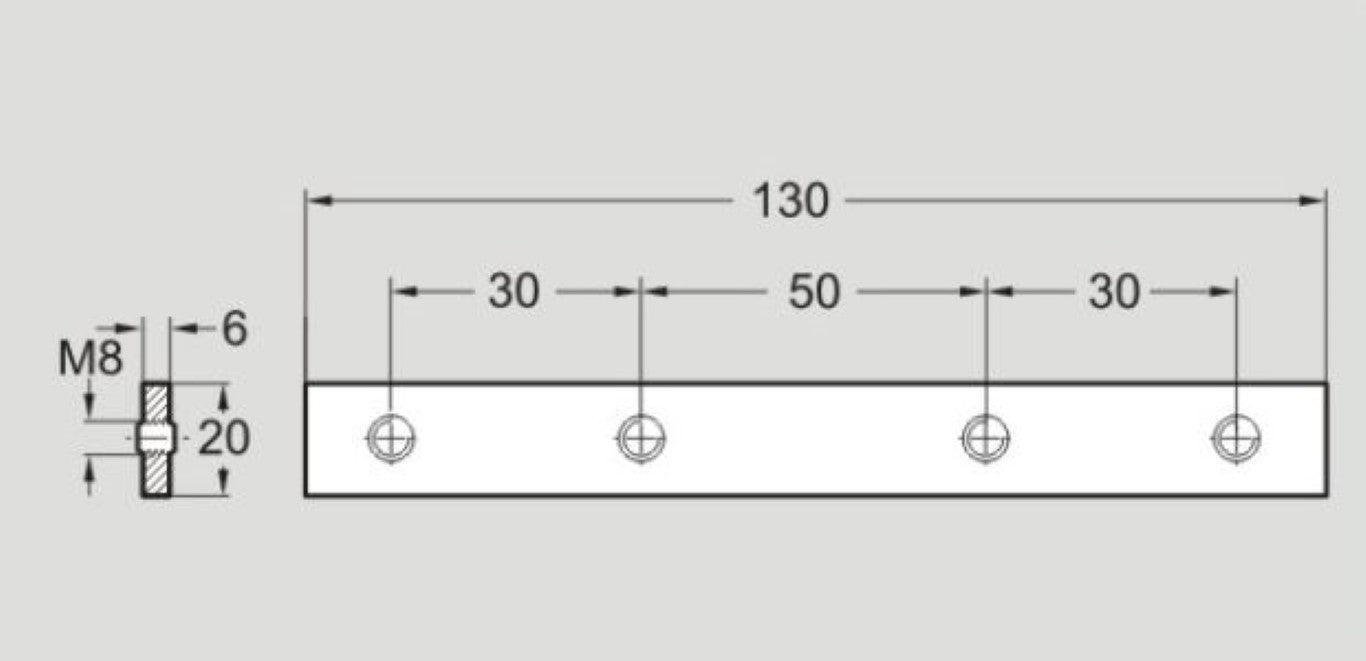 Flexlink XSCJ6X130 Connecting Strip XS