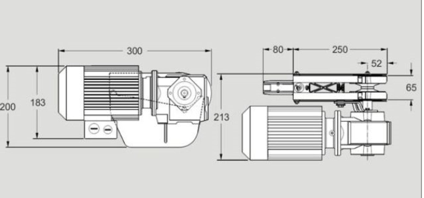 Flexlink XLEB0A65MNRP X65 End Drive Unit - industrialautomationparts.com