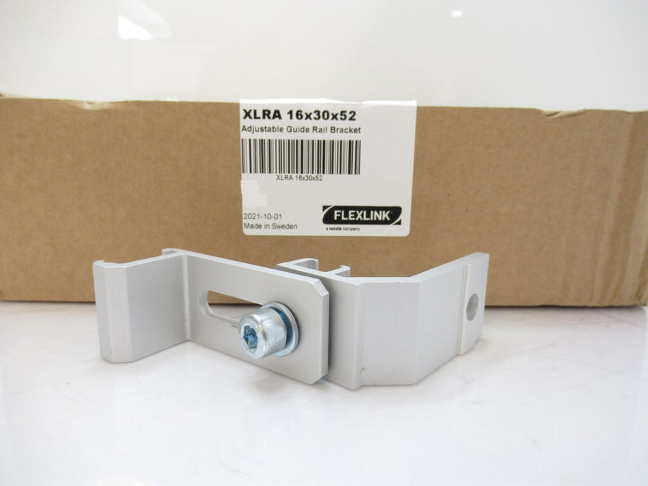 FlexLink XLRA16X30X52 Aluminium Adjustable Guide Rail Bracket