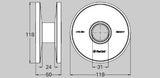 Flexlink 5111553 X85/TA01 Idler Wheel